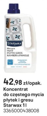 Koncentrat do częstego mycia płytek i gresu Starwax promocja w Castorama