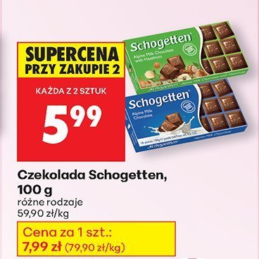 Czekolada promocja w Biedronka