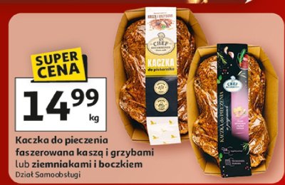 Kaczka do pieczenia faszerowana kaszą i grzybami lub ziemniakami i boczkiem Dział Samoobsługi promocja w Auchan