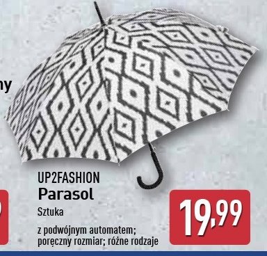 Parasol Up2fashion promocja w Aldi