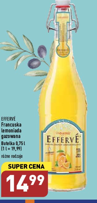 Lemoniada pomarańczowa Efferve promocja