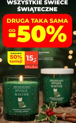 Świeca zapachowa w szkle HYGGE WINTER 200 g promocja w Dealz