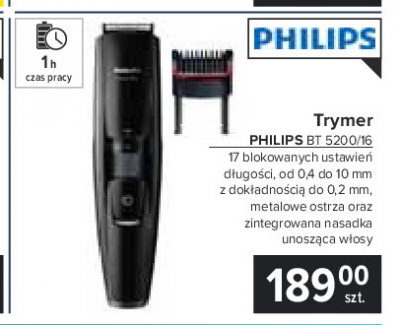 Trymer do brody bt5200/16 Philips promocja
