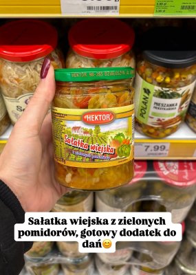 Sałatka wiejska z zielonych pomidorów  promocja w Dino