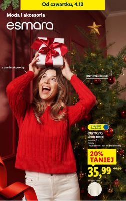 Sweter damski Esmara promocja w Lidl
