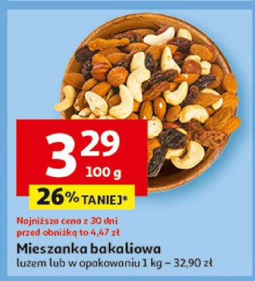 Mieszanka bakaliowa Auchan promocja w Auchan