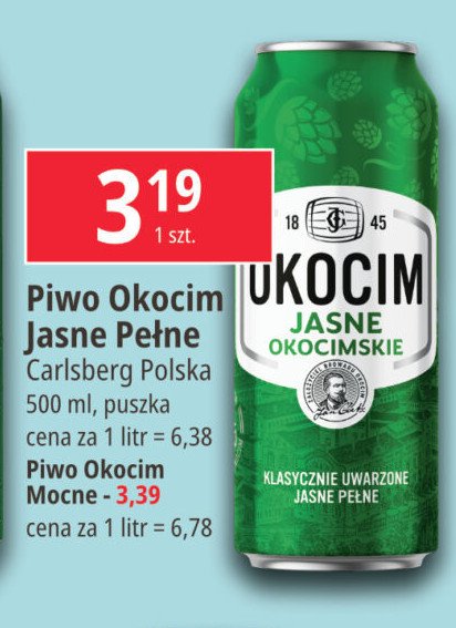 Piwo OKOCIM MOCNE promocja