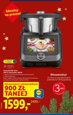 Termorobot MC Smart z Wi-Fi, antracytowy, 1200 W promocja w Lidl