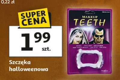 Szczęka halloweenowa promocja w Auchan