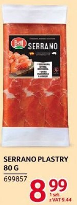 Serrano plastry Bell 60g promocja w Selgros