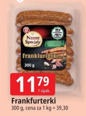 Frankfurterki Nasze Specjały promocja w Leclerc