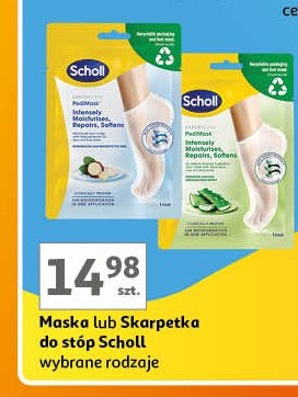 Maska do stóp odżywacza z aloesem Scholl expert care promocja