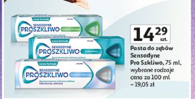 Pasta do zębów Sensodyne pro szkliwo extra fresh promocja