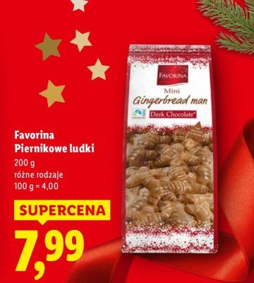 Piernikowe ludki różne rodzaje promocja w Lidl