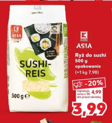 Ryż do sushi promocja w Kaufland