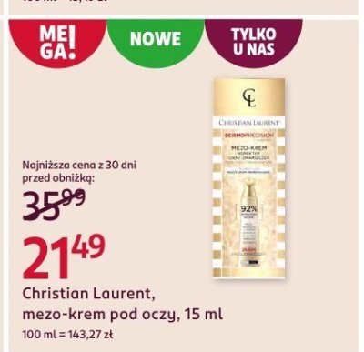 Krem pod oczy promocja w Rossmann