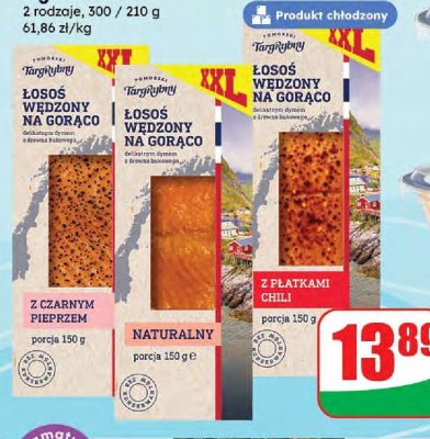 Łosoś wędzony na gorąco naturalny promocja w Dino