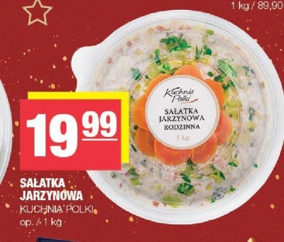 Sałatka jarzynowa rodzinna Kuchnia Polki promocja w SPAR