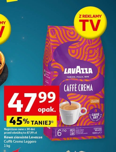 Kawa legerro Lavazza caffe crema promocja