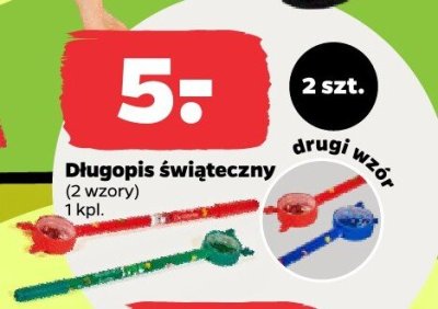 Długopis świąteczny promocja w Netto
