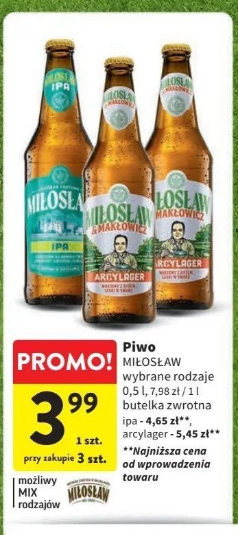 Piwo Miłosław & makłowicz arcylager promocja