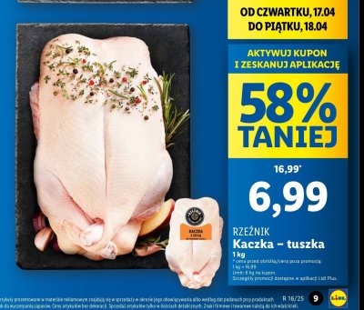 Kaczka tusza Rzeźnik codzienna dostawa promocja