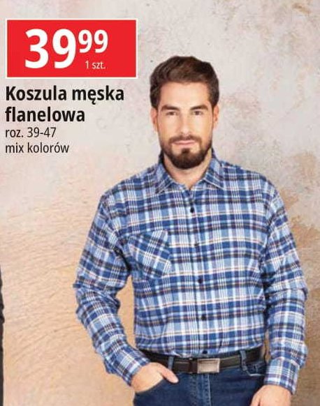 Koszula męska flanelowa 39-47 promocja