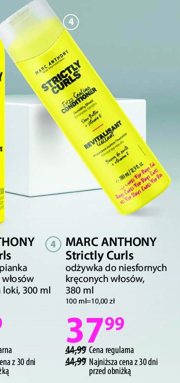 Odżywka do włosów Marc anthony strictly curls promocja