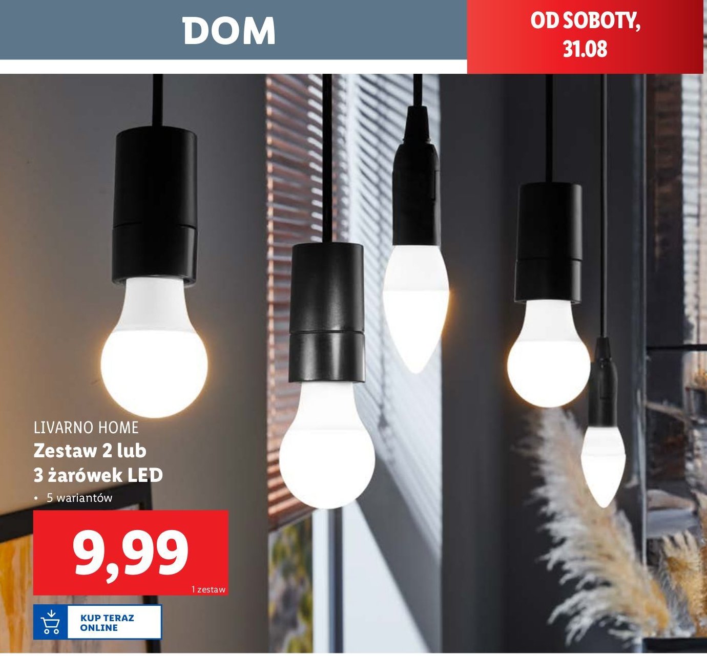 Żarówki led e27 7.3 w LIVARNO HOME promocja