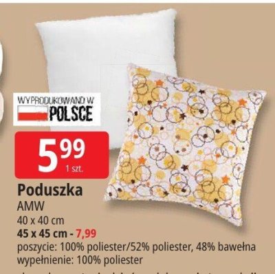 Poduszka AMW promocja w Leclerc