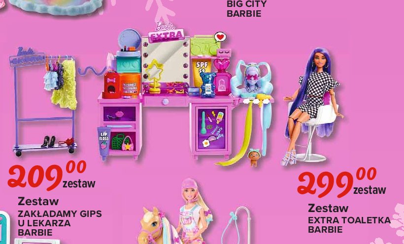 Toaletka barbie promocja