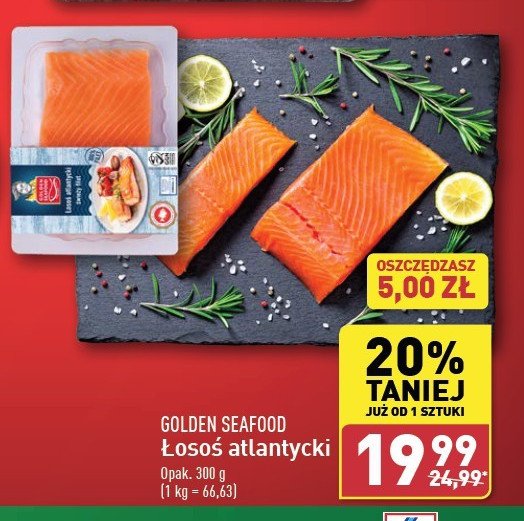 Łosoś atlantycki filet Golden seafood promocja