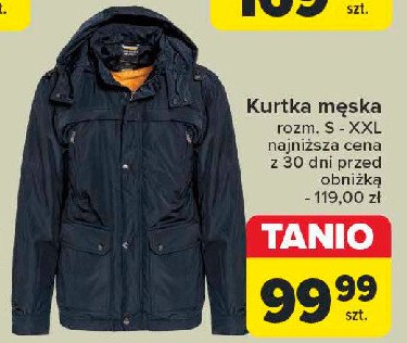 Kurtka męska ros. s-xxl promocja w Carrefour