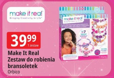 Zestaw do robienia bransoletek Make It Real Orbico promocja w Leclerc
