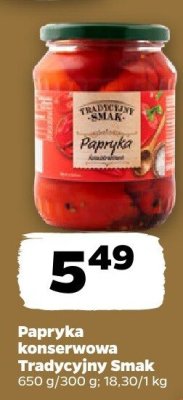 Papryka konserwowa Tradycyjny Smak promocja w Netto