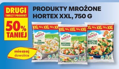 Warzywa mrożone Hortex XXL 750g promocja w Biedronka