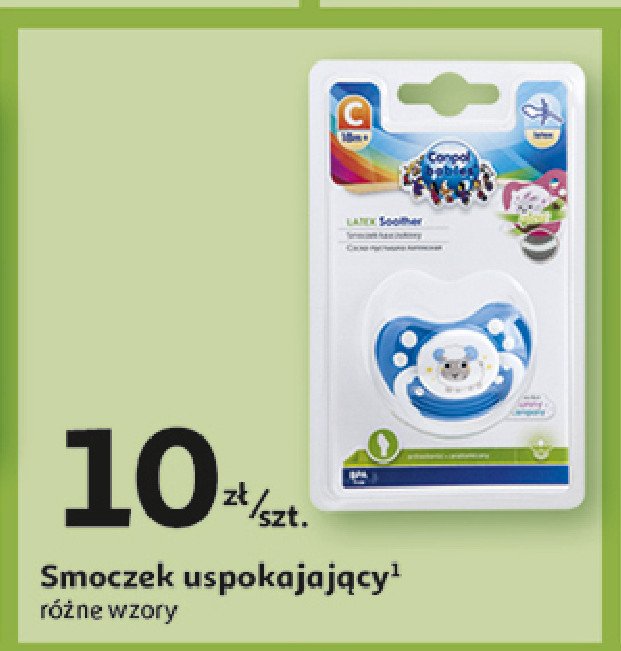 Smoczek uspokajający symetryczny lama Canpol babies promocja w Auchan