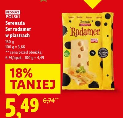 Ser promocja w Lidl