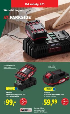 Akumulator litowo-jonowy, 2 Ah Parkside promocja w Lidl