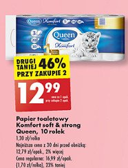 Papier toaletowy comfort Queen promocja