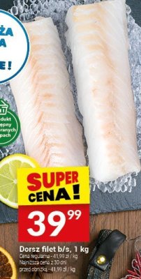 Dorsz filet b/s, 1 kg promocja w Twój Market