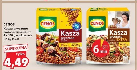 Kasza gryczana prażona extra Cenos promocja