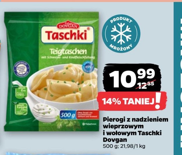 Pelmeni z mięsem wieprzowo-wołowym Dovgan promocja