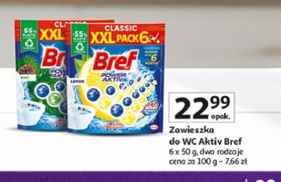 Kostka do wc 4 function lemon Bref power aktiv promocja