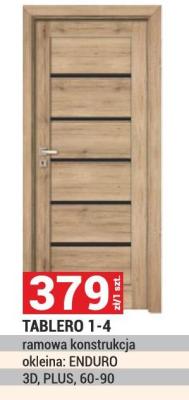 Drzwi TABLERO 1-4 ramowa konstrukcja okleina: ENDURO 3D, PLUS, 60-90 promocja w Merkury Market
