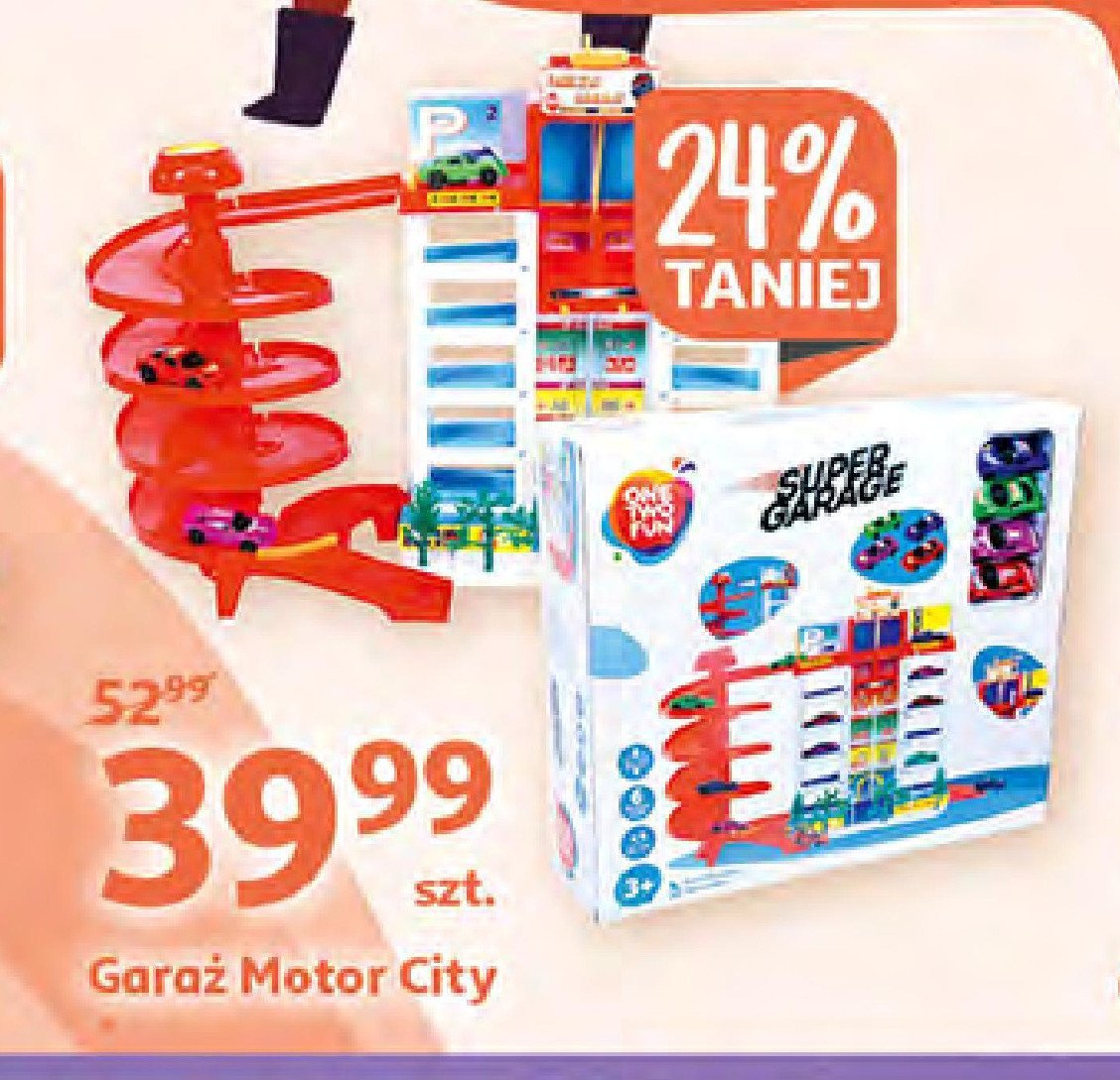 Gara偶 motor city One two fun promocja