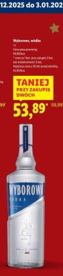 Wódka Wyborowa promocja w Lidl
