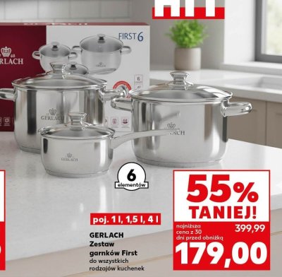 Zestaw garnków promocja w Kaufland