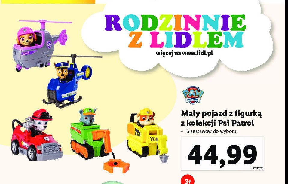 Pojazd z figurk膮 psi patrol helikopter Spin master promocja