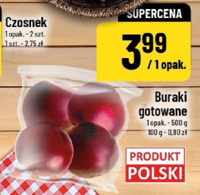 Buraki gotowane promocja w POLOmarket